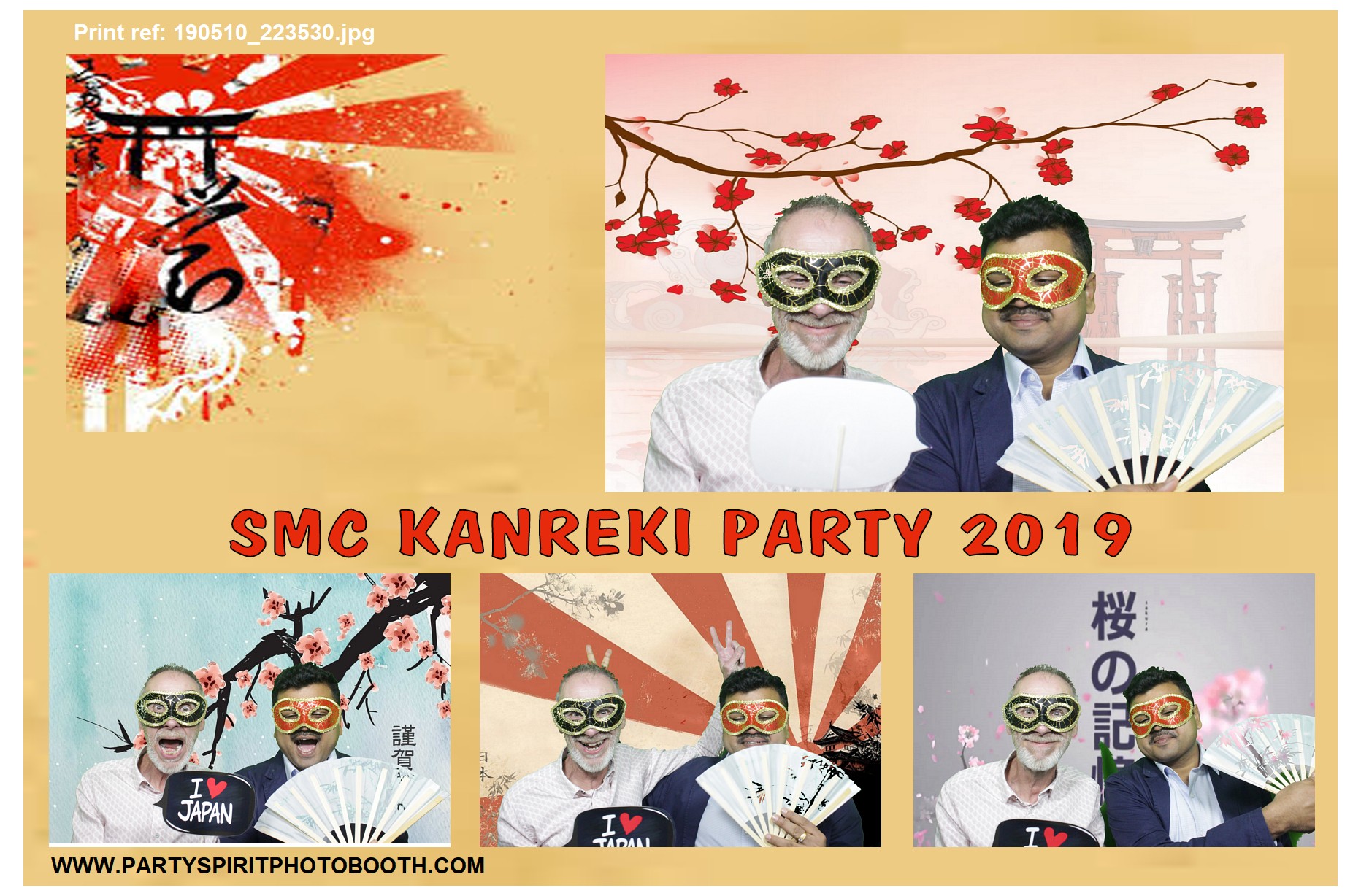 60th Japanese Theme Event | View more photos from the event at gallery.partyspiritphotobooth.com/u/PartySpiritPhotoBooth/60th-Japanese-Theme-Event
